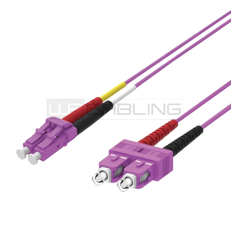 WP Cabling Bretella fibra ottica multimodale,OM4, 50/125ì LC-SC, 2 m
