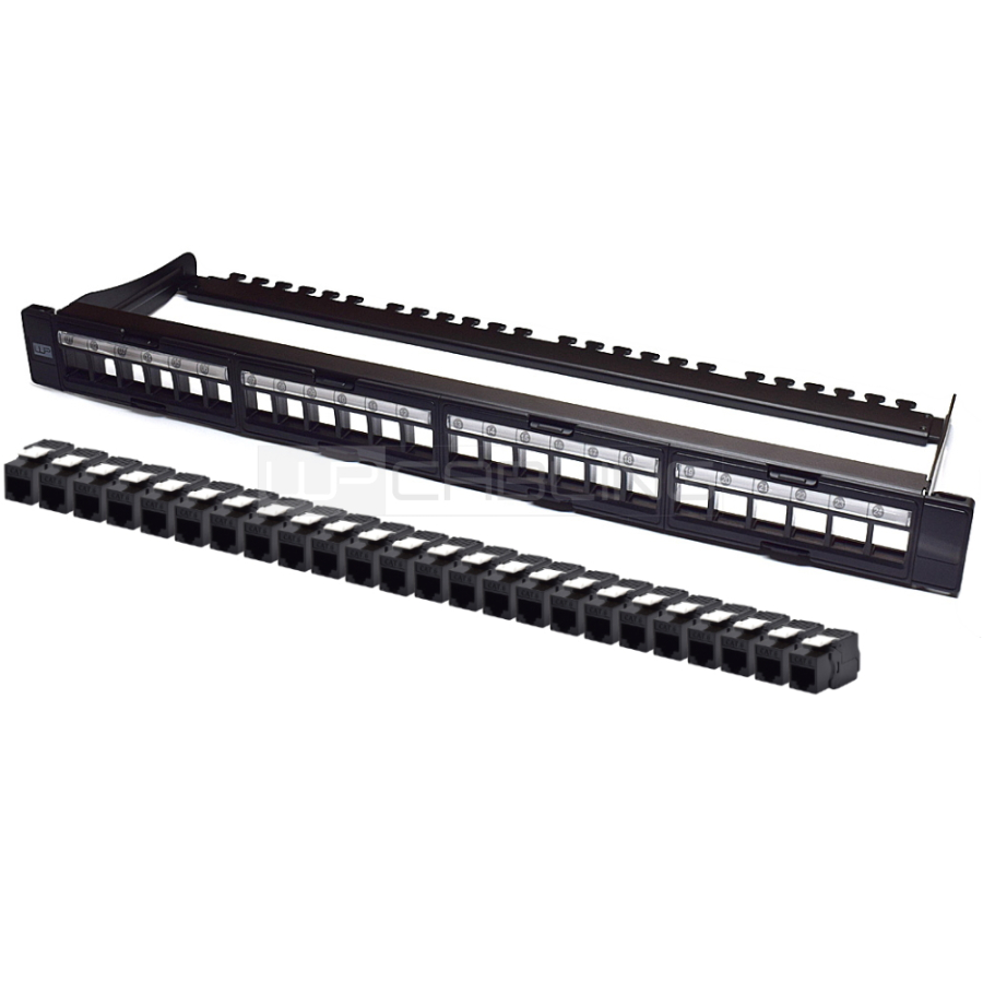 WP Cabling PATCH PANEL 19" CAT. 6 UTP MODULARE 24 PRESE TOOLLESS