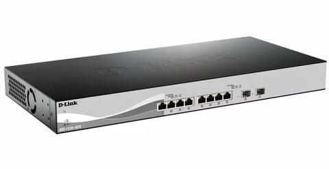 D-Link DXS-1210-10TS Gestito L2/L3 10G Ethernet (100/1000/10000) 1U Nero. Argento