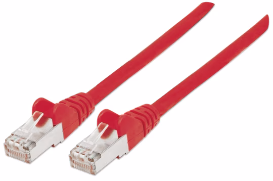 Cavo Patch Cat.7 Plug RJ45 6A S/FTP LSZH 30m Rosso