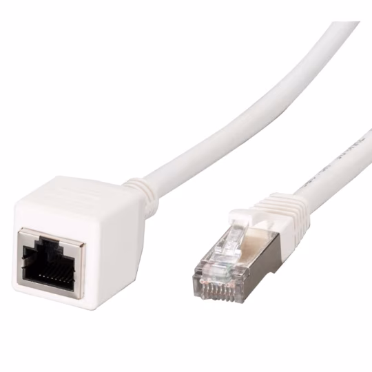 Cavo Patch RJ45 di Prolunga CAT 6A S/FTP AWG26 3 metri Bianco