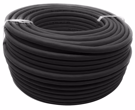 Matassa F/UTP Cavo Cat.5E CCA 100m Flessibile da Esterno Nero