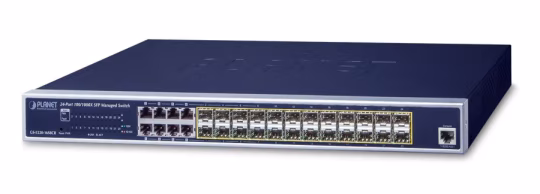 PLANET GS-5220-16S8CR switch di rete Gestito L2+ Gigabit Ethernet (10/100/1000) 1U Blu