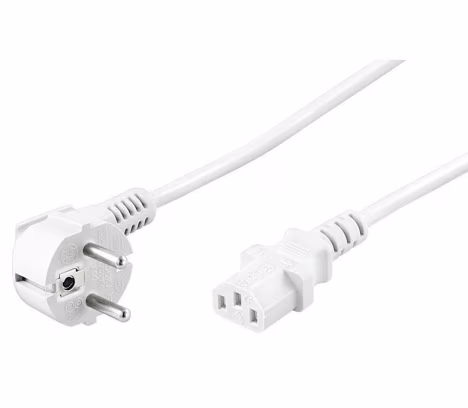 MicroConnect PE010450W Power Cord 5m White IEC320