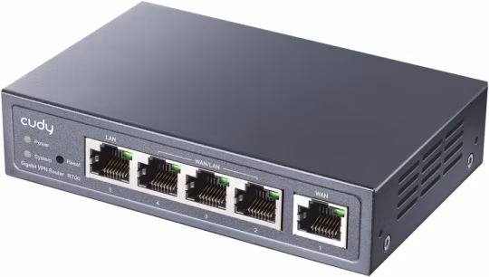 Router VPN Multi-WAN Gigabit Fino a 4 porte WAN Gigabit. R700