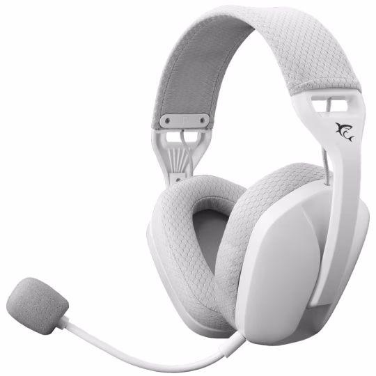 Cuffia Gaming Stereo Wireless con Microfono Bianco BUTTERFLY