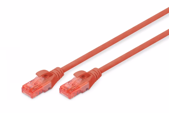 Digitus DK-1617-050/R cavo di rete Rosso 5 m Cat6 U/UTP (UTP)