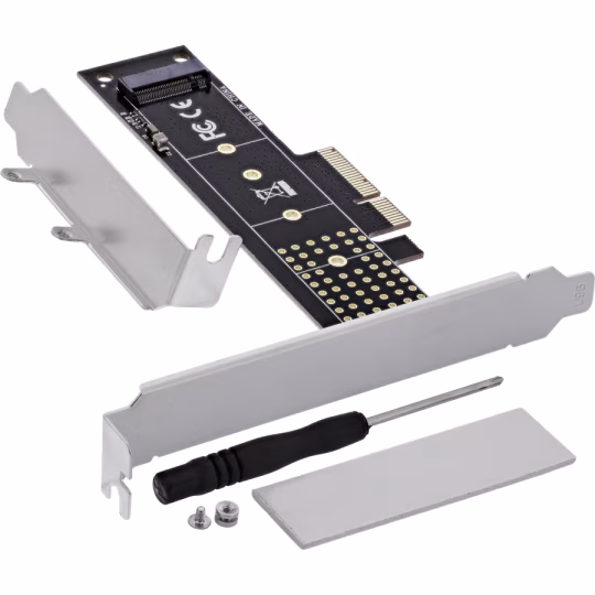 InLine Scheda di interfaccia, da PCIe x4 a M.2 NVMe Key M (22110), profilo
