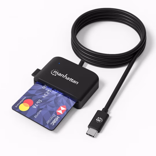 Lettore di Smart Card USB-C&trade; con Slot per MicroSD