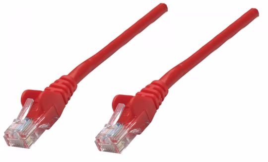 Intellinet 0.25m Cat6A SFTP cavo di rete Rosso 0.25 m S/FTP (S-STP)