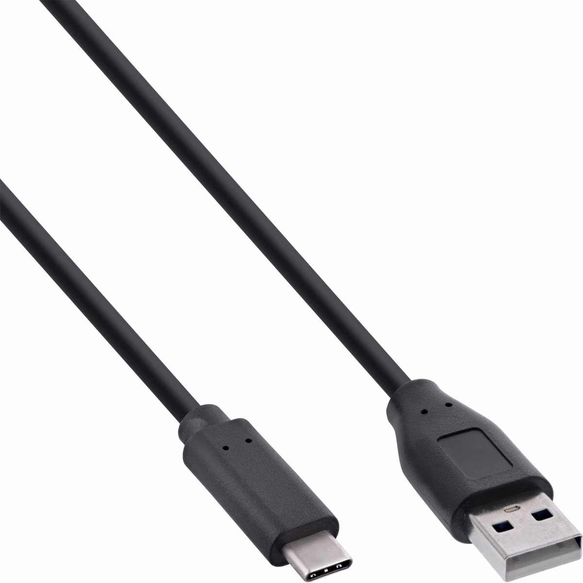 130pz. B-Pack InLine cavo USB 2.0 connettore da USB-C a A, nero, 1m