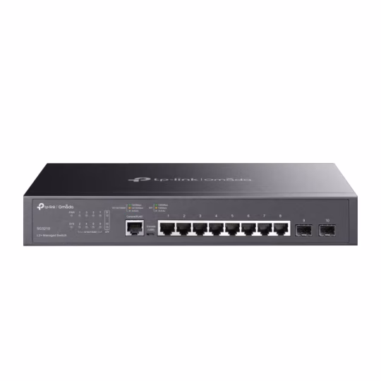 TP-LINK TL-SG3210 SWITCH 8P PURE GIGABIT L2 MANAGED /2 P SFP/PORTA CONSOLE