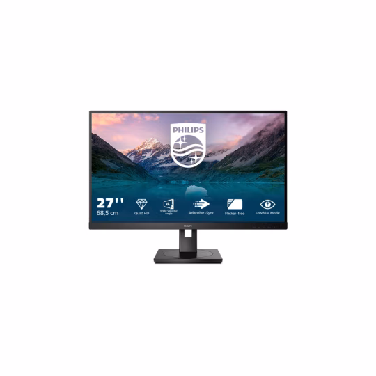 PHILIPS MONITOR 27 WLED VA 16:9 QHD 4MS, DP/HDMI, PIVOT, MULTIMEDIALE
