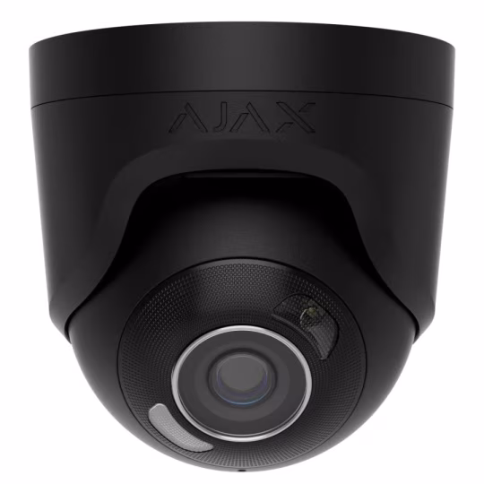 Ajax Systems 126260.197.BL1 Telecamera a cupola esterna TurretCam HL 5 Mp 2.8 mm - nera