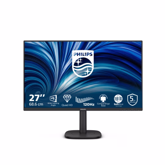 PHILIPS MONITOR 27 LED IPS QHD 16:9 4MS 350 CDM, PIVOT, DP/HDMI, MULTIMEDIALE