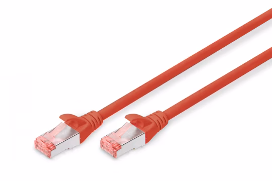Digitus DK-1644-010/R cavo di rete Rosso 1 m Cat6 S/FTP (S-STP)