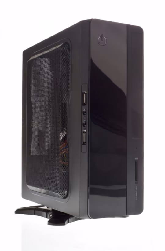 Case SPIRIT Mini ITX - 130W PSU- Card Reader- 2xUSB3- Vesa