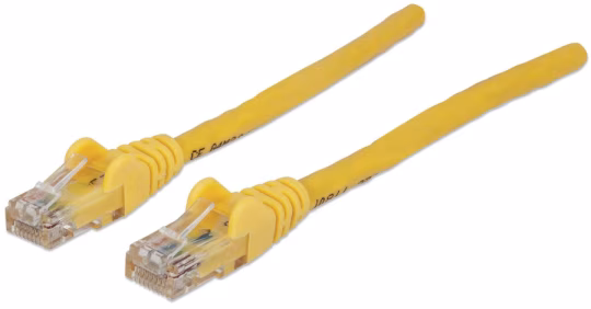 Intellinet Cat6 UTP. 0.5m cavo di rete Giallo 0.5 m U/UTP (UTP)