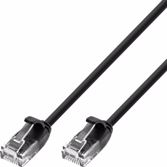 Cavo Patch di Rete Cat.6 UTP Slim 5m Nero