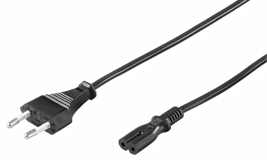 MicroConnect PE030705 Power Cord Notebook 0.5m Black