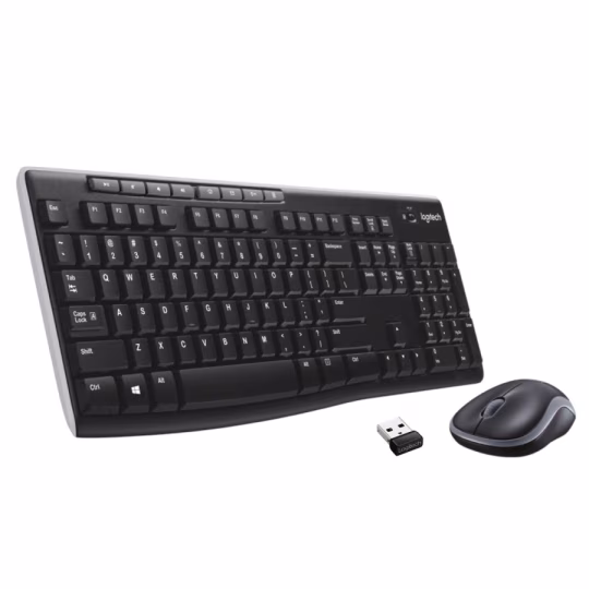 Logitech 920-004508 tastiera Mouse incluso Casa RF Wireless QWERTY US International Nero
