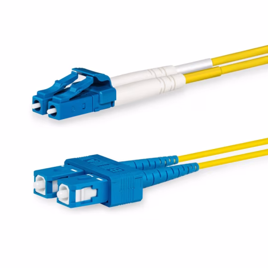 Lanview LVO231492 Fiber Patch Cable - LC-SC single mode Duplex OS2 9/125 LSZH 2m