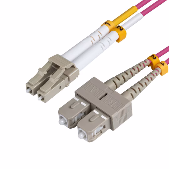 MicroConnect FIB422003P Fiber Patch Cable - LC/UPC-SC/UPC 3m OM4
