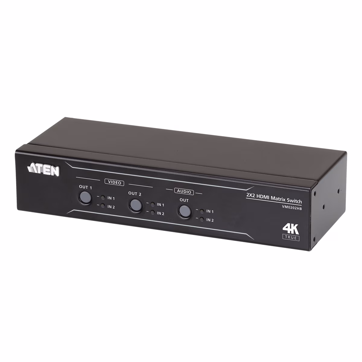 ATEN VM0202HB Commutatore a matrice HDMI 2x2 True 4K con De-Embedder audio
