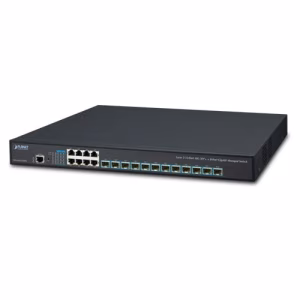 PLANET XGS-6350-12X8TR switch di rete Gestito L3 Gigabit Ethernet (10/100/1000) 1U Nero