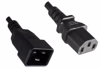 MicroConnect PE030610 PowerCord C13-C20 10A 1m Black
