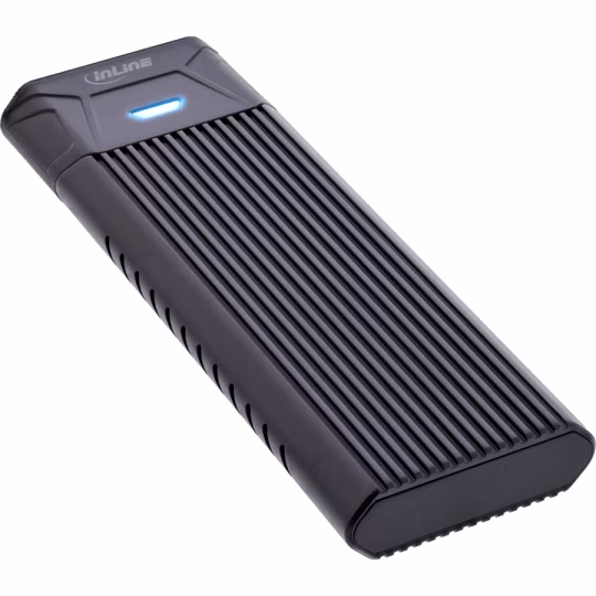 InLine Box USB3.2 Gen.2 USB-C a M.2 SSD (PCIe NVMe & SATA)