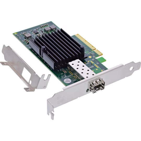 Scheda di rete InLine 10 Gigabit, 1x SFP+, PCIe x8