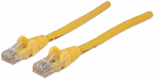 Intellinet Cat6 UTP. 5m cavo di rete Giallo U/UTP (UTP)