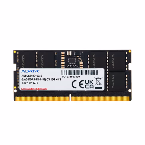 ADATA RAM CSO-DIMM 16GB DDR5 6400MHZ 1.1V