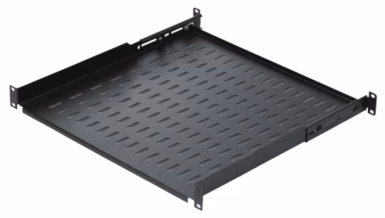 Mensola per Rack 19'' 650 mm 2U Nera 4 punti