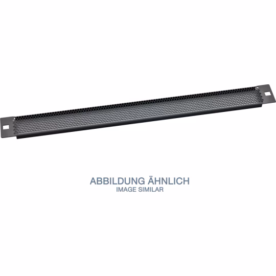 Pannello cieco forato Rack 19" altezza 2U, nero (Triton RAB-ZP-X42-A1)