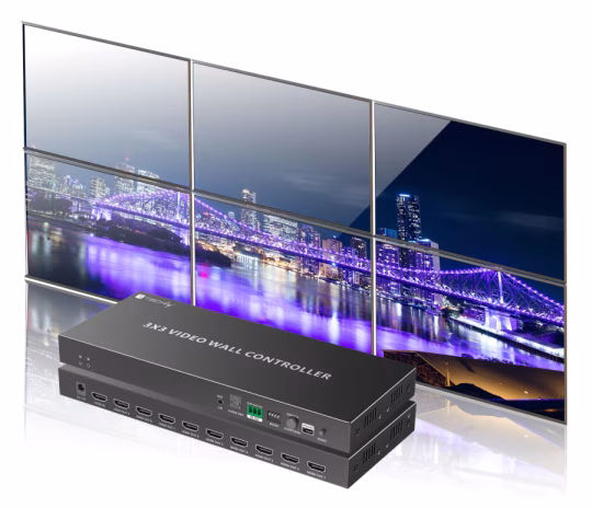 Controller per Video Wall 3x3 HDMI 9 Canali