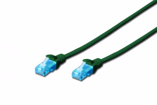 Digitus DK-1512-010/G cavo di rete Verde 1 m Cat5e U/UTP (UTP)